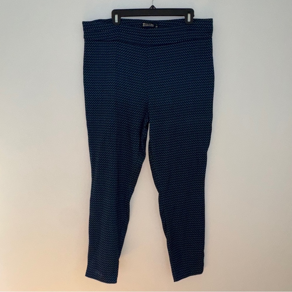 New York‎ & Company 7th Avenue Design Studio Slim Ankle Pants Blue Size XL